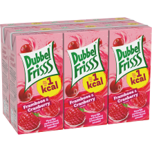 DubbelFrisss Framboos Cranberry Sap   1.2 L