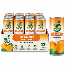 I am Super Juice I  am Super Juice mangodrank, zonder toegevoegde suikers 330 ml * 12 (doos)