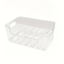 WhereHike Opbergdoos met geïntegreerd handvat   Opbergdoos met grote capaciteit voor cosmetica, handdoeken, zeep en shampoo   Ideaal voor badkameropslag van cosmetica   2 delige set   Transparant