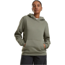 Urban Classics dames pluizige capuchontrui van sweatstof en fleece   capuchontruien bleek olijfgroen S