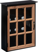 Atmosphera Sleutelbox   MDF, zwart, 30 x 40 cm