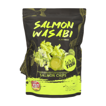 Dr. Zenzen zalmchips met zalm wasabismaak 70 g