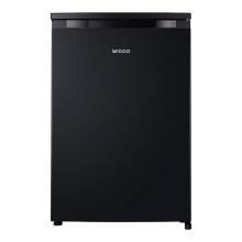 Wiggo WFR TT82D(B) vrijstaande compacte koelkast   82 L capaciteit   Perfect voor studentenkamer of kantoor   Energieklasse D