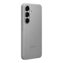 Samsung Galaxy S25 hoesje van kunstleer, grijs
