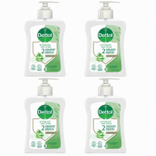 Dettol handzeep pomp   aloë vera 250 ml x 4 (4 pack)