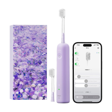 Laifen Wave Special Editie Elektrische Tandenborstel   Nieuwe 2025 Versie met App   Oscillerende & Vibrerende Sonische Technologie voor Volwassenen   2 Opzetborstels   IP68 Waterdicht   Reisvriendelijk (Misty Lavender)