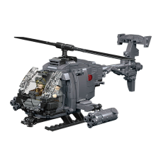 CAYI AH 6I bewapende helikopter 400 stuks bouwstenenset voor hobbybouwers