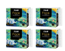 Facial Tissues Stock Up Bundle: C&S Facial Tissues (Face Oil Painting Small), 4 Ply, 800 Sheets (20 Sheets x 40 Packs), Oil Painting Edition, Skin Friendly, Durable