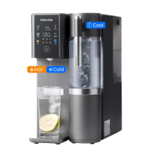 Waterdrop WD A2 Countertop Reverse Osmosis System, Home and Cold RO System, Portable Pure Water Tank, Bottle less Water Cooler, 6 Temperature Settings, 3:1 Pure for Drain