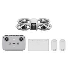 【Terug naar school】DJI Neo Fly More Combo, mini drone met 4K UHD camera voor volwassenen, 135 g zelfvliegende drone die u volgt, handpalmstart, onderwerp volgen, QuickShots, gestabiliseerde video, met RC N3 en 3 batterijen