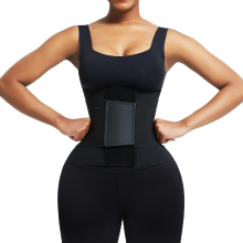 Feelingirl drievoudige tailletrainer met buikcontrole XL   zwart