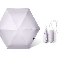 Beneunder BM525, 5 voudig opvouwbare paraplu met zwarte gelcoating voor buiten, winddicht en waterdicht, met capsuleontwerp, lichtgewicht voor woon werkverkeer/reizen, lila, F, cadeau voor stellen, perfect cadeau