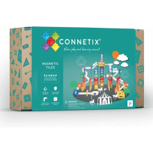 Connetix   Regenboog ballenbaan Pakket 92 Stuks   (CT R 00092 BR)