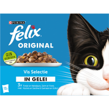 Felix origineel premium kattenvoer vis 12 x 85 g