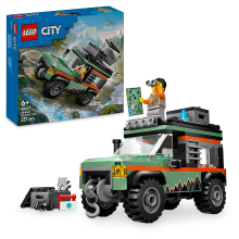 LEGO City 60447 4x4 terreinwagen voor in de bergen