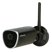 Alecto Buitencamera WiFi HD   Weerbestendige IP Beveiligingscamera Buiten Zwart