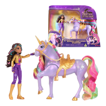 Unicorn Academy speelgoedspeelset Sophia & Wildstar Unicorn   12,7 cm, lichteffecten