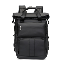 Joybuy 15,6 inch rolltop laptoprugzak waterafstotend grote capaciteit multi pocket rugzak voor reizen dagelijkse woon werkverkeer