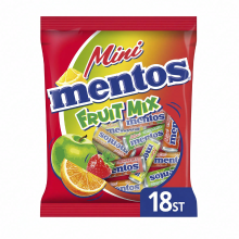 Mentos Mini Fruit Mix   18 stuks,