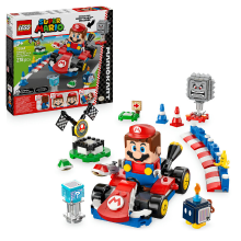 LEGO Super Mario 72043 Mario Kart™ – Interactieve LEGO® Mario™ en standaardkart