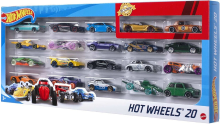 Hot Wheels 20 auto pack   1:64 schaal, metaal