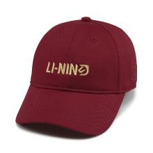 LI NING baseballpet donkerrood F