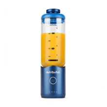 Nutribullet Flex draagbare blender   590 ml   Blauw   opvouwbaar ontwerp   oplaadbare batterij   USB C opladen   voor gebruik onderweg