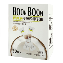BoonBoon koudgeperste kokosolie 6 g x 30