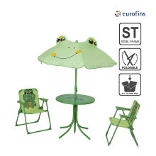 Terrabeta tuinmeubel kinderpatioset met twee stoelen en één tafel/parasol