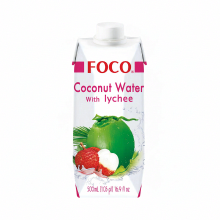 FOCO Kokoswater met Lychee 500 ml