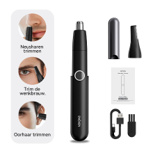 Enchen Mocha N Plus waterdichte 2 in 1 neus  en wenkbrauwtrimmer met slimme reisvergrendeling, 1 stuk