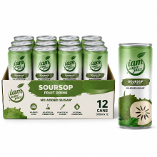I am Super Juice I  am Super Juice Soursop Drank 330 ml x 12   Caloriearm