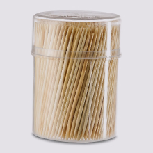 5Five set bamboe tandenstokerpotjes   500 stuks, diameter 7 x diepte 5,2 cm