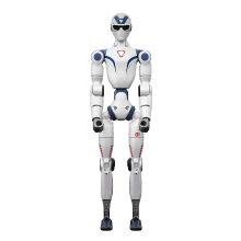 Bij bestelling 295 cadeaubon | Unitree R1 humanoid robot, embodied intelligence, dual camera, 26 degrees of freedom, slimme interactieve communicatie met AI spraakmodel, blauw wit