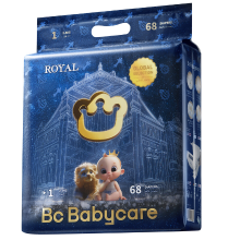 Bc Babycare Royal Luiers Maat 1 (2 5 kg) 68 stuks