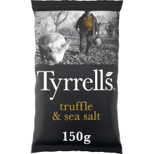 Tyrrells truffel & zeezout   150 g