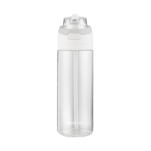 BUFFi5 JOY Dubbelmondige kunststof drinkbeker voor sport, 720 ml, wit