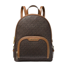 Michael Kors Jaycee medium logo rugzak   bruin