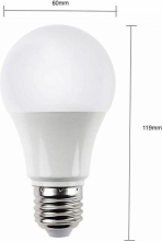 Aigostar LED A5 A60 groothoekverlichting E27 15 W 6500K   wit   gloeilamp