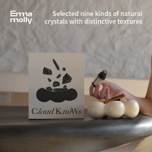 Emma Molly Cloud Knows Serie Kristalsteen Aroma Diffuser Geschenkdoos Hello Life