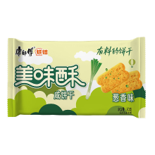 Master Kong Heerlijke Krokante Zoute Crackers Lente ui Smaak 80 g