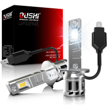 OUSHI H1 LED koplampen, verbeterde prestaties met 600%, 6500 K xenonwit, 1:1 mini formaat, 30.000 Lm plug and play, set van 2