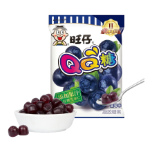 WANT WANT 【koel】 QQ geleisnoep (bosbessensmaak) 70 g