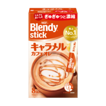 AGF Blendy Stick Caramel Café au Lait 8 stuks