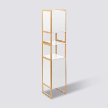 5Five Natureo Hoge Badkamerkast   Wit, 33 x 33 x 170 cm