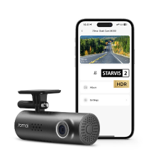 70Mai Dashcam M200, 1080P HDR Frontcamera met Sony STARVIS 2 IMX662, verbeterd nachtzicht, F1.8 Diafragma, MaiColor Vivid+ Solution, WiFi & spraakbesturing