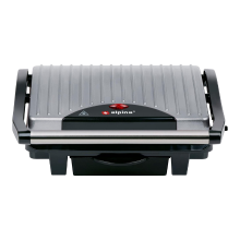 Alpina contactgrill 230 V 1000 W zilver