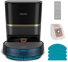 Philips XU7100/01 HomeRun 7000 serie robotstofzuiger   5000 Pa zuigkracht   180 min batterijduur   Automatisch leegstation   LiDAR navigatie