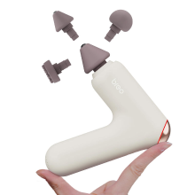Breo Lucky 7 massagepistool met warmte, spiermassageapparaat voor diepe weefselmassage, stimulator, lichaamsontspanning, geluidsarm voor herstel en sport