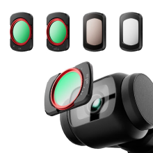 Ochama×J.ZAO Pocket 3 Filterkit   Magnetische Clip On Filters (Black Mist/ND/CPL/UV) Compatibel met DJI Osmo Action camera’s